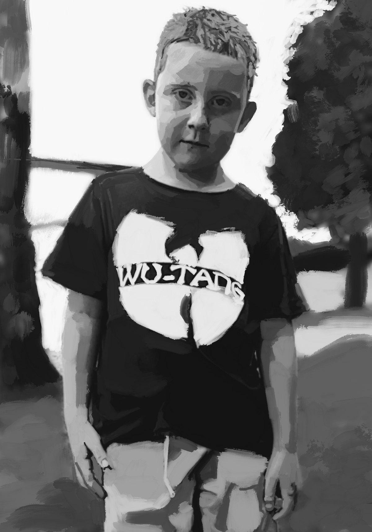 Wu-Tang Is for the Kids – Digitale Malerei